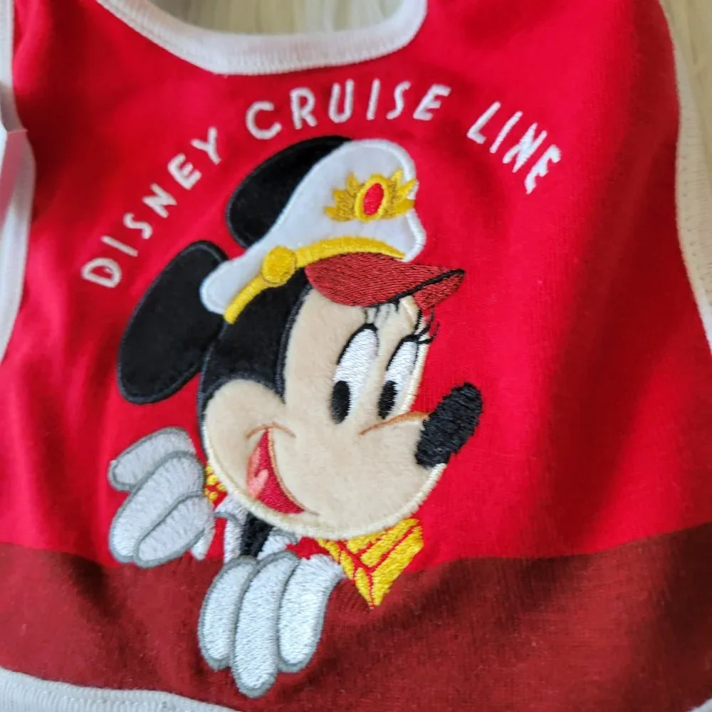Disney Cruise Line Minnie Mouse Bib